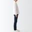 ストレッチデニムスリムパンツ　股下８２ｃｍ　ダークネイビー