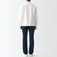 ストレッチデニムスリムパンツ　股下８２ｃｍ　ダークネイビー