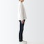 ストレッチデニムスリムパンツ　股下８２ｃｍ　ダークネイビー