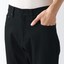 ストレッチデニムスリムパンツ　股下８２ｃｍ　黒