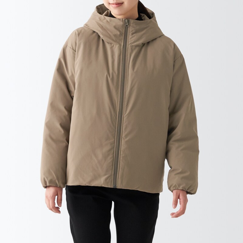 再生ポリエステル水を弾くダウンジャケット | 無印良品 