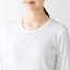 ストレッチリブ編みクルーネック長袖Ｔシャツ
