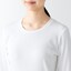 ストレッチリブ編みクルーネック長袖Ｔシャツ