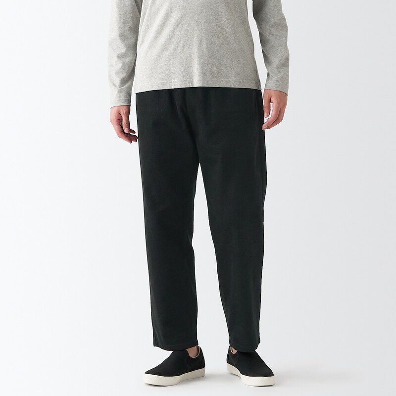 コーデュロイ イージーパンツ 紳士s 黒 パンツ 紳士服 メンズウェア 通販 無印良品 コーデュロイ イージーパンツ 紳士s 黒 パンツ 紳士服 メンズウェア 通販 無印良品