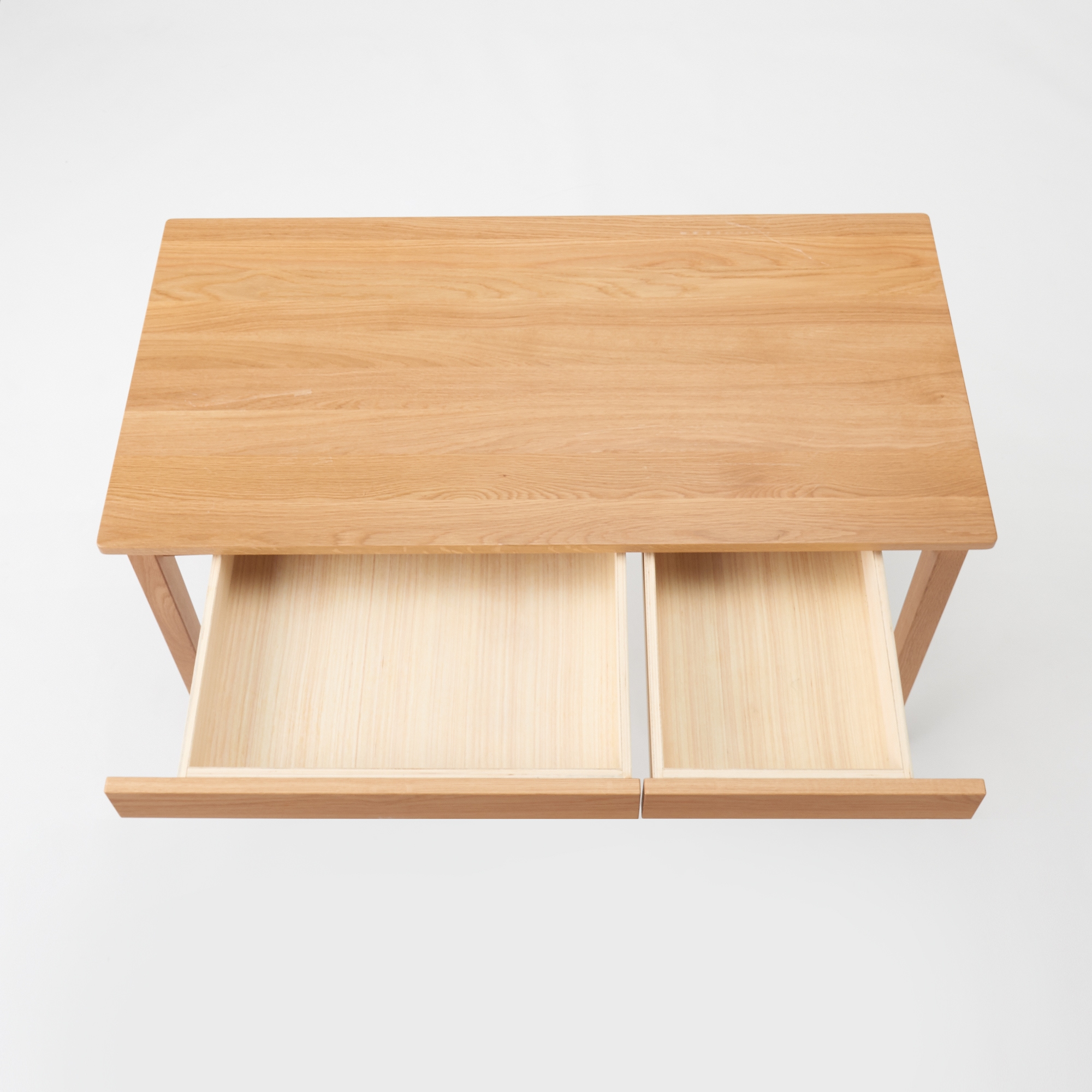 木製デスク　キャビネットセット