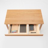 木製デスク　キャビネットセット