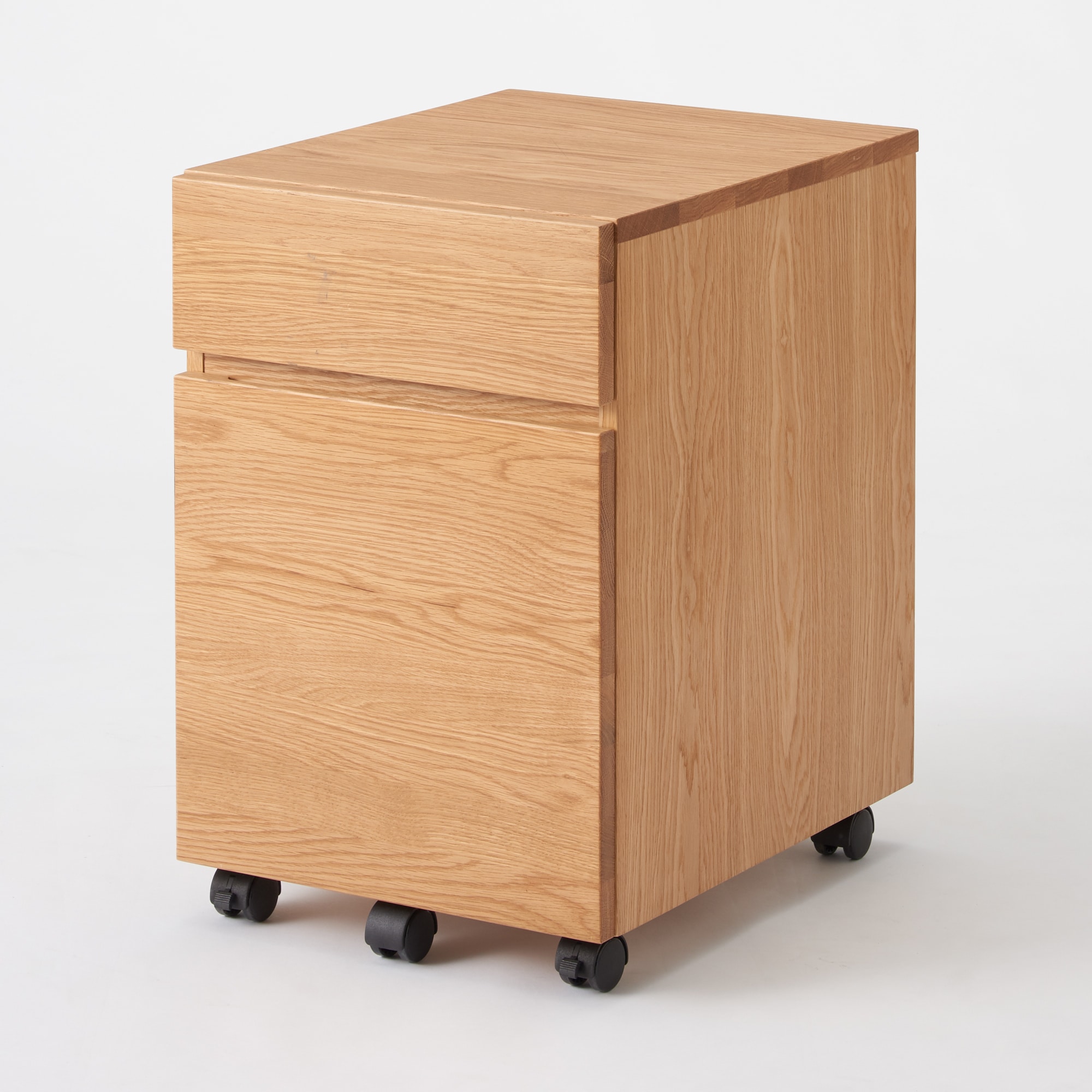 木製デスク　キャビネットセット