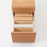 木製デスク　キャビネットセット