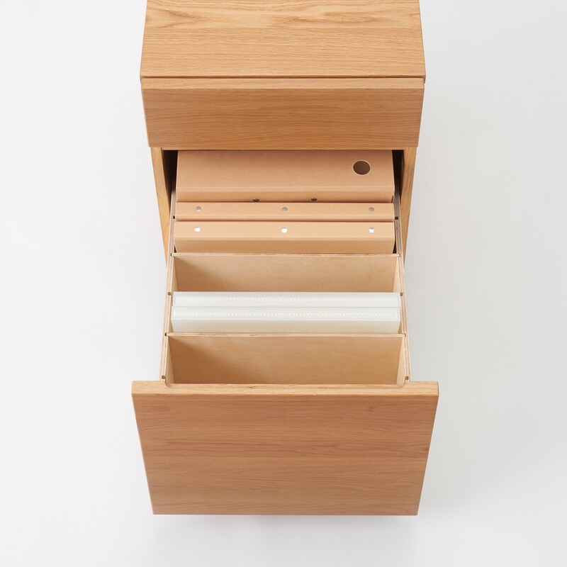 木製デスク キャビネットセット | 無印良品 