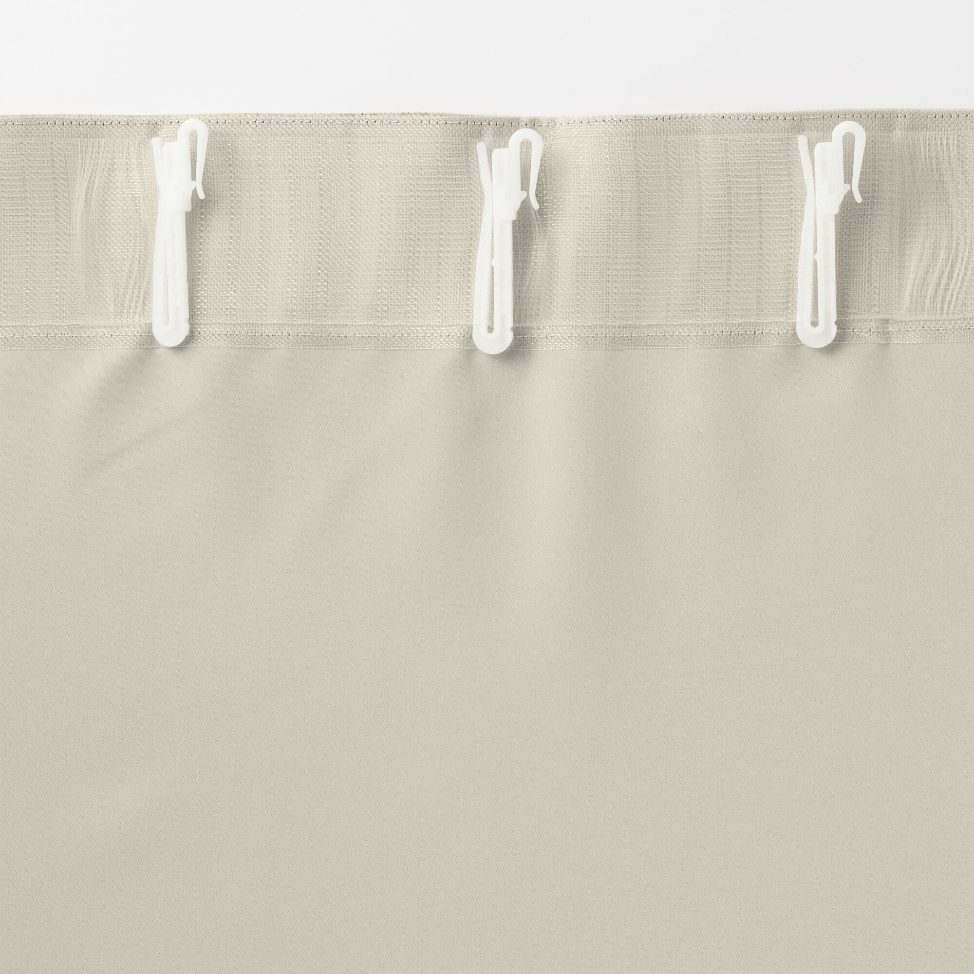 無印良品　ポリエステルマット織プリーツカーテン２倍ヒダ／遮光裏地付／マスタード ポリエステルマット織プリーツカーテン2倍ヒダ／遮光裏地付