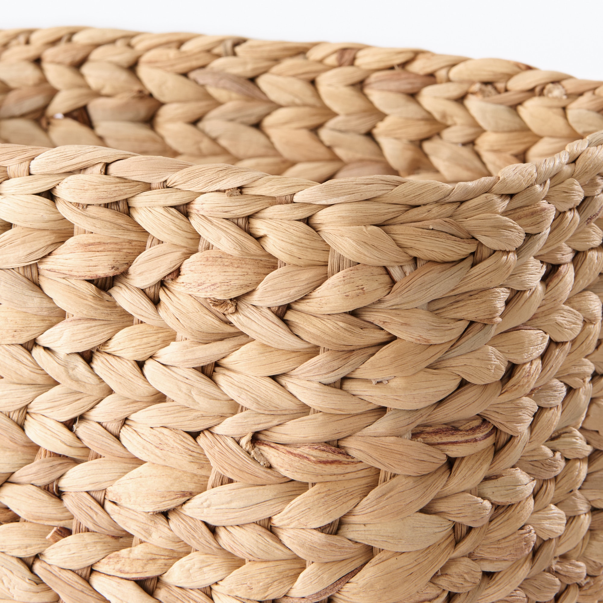 ウォーターヒヤシンス　長方形　バスケット　中