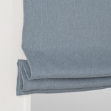 ポリエステルドビー織プレーンシェード用生地（防炎・遮光性）／フェードブルー