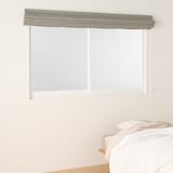 ポリエステルドビー織プレーンシェード用生地（防炎・遮光性）／フェードブルー