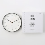 ［ＩＤＥＥ］ＩＤＥＥ　ＴＩＭＩＮＧ　掛け時計　２００ｍｍ　アラビア数字（アルミ）