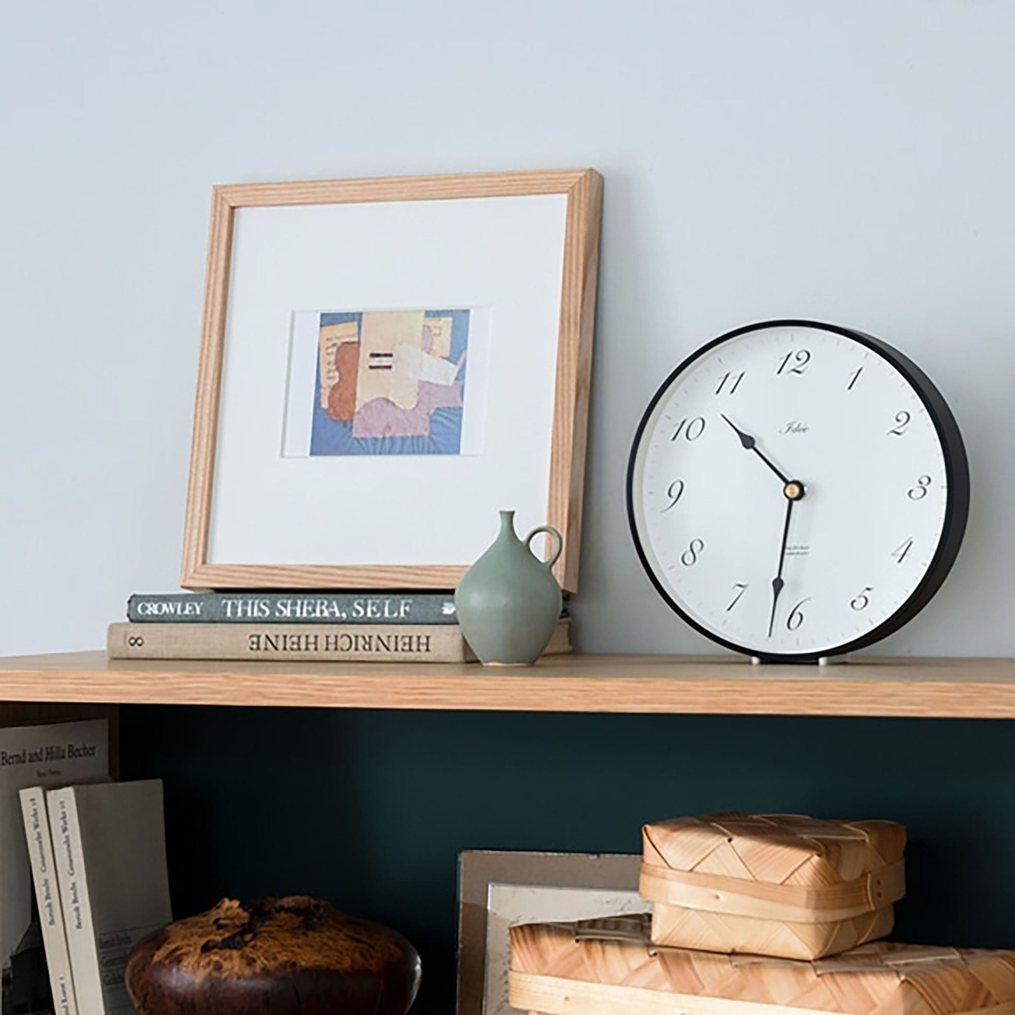 ［ＩＤＥＥ］ＩＤＥＥ　ＴＩＭＩＮＧ　掛け時計　２００ｍｍ　アラビア数字（アルミ）