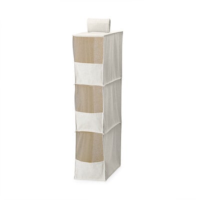 ポリエステル麻　小物ホルダー　約幅１５×奥行３５×高さ７０ｃｍ