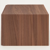 スタッキングチェスト・ハーフ・引出し・２個／ウォールナット材突板