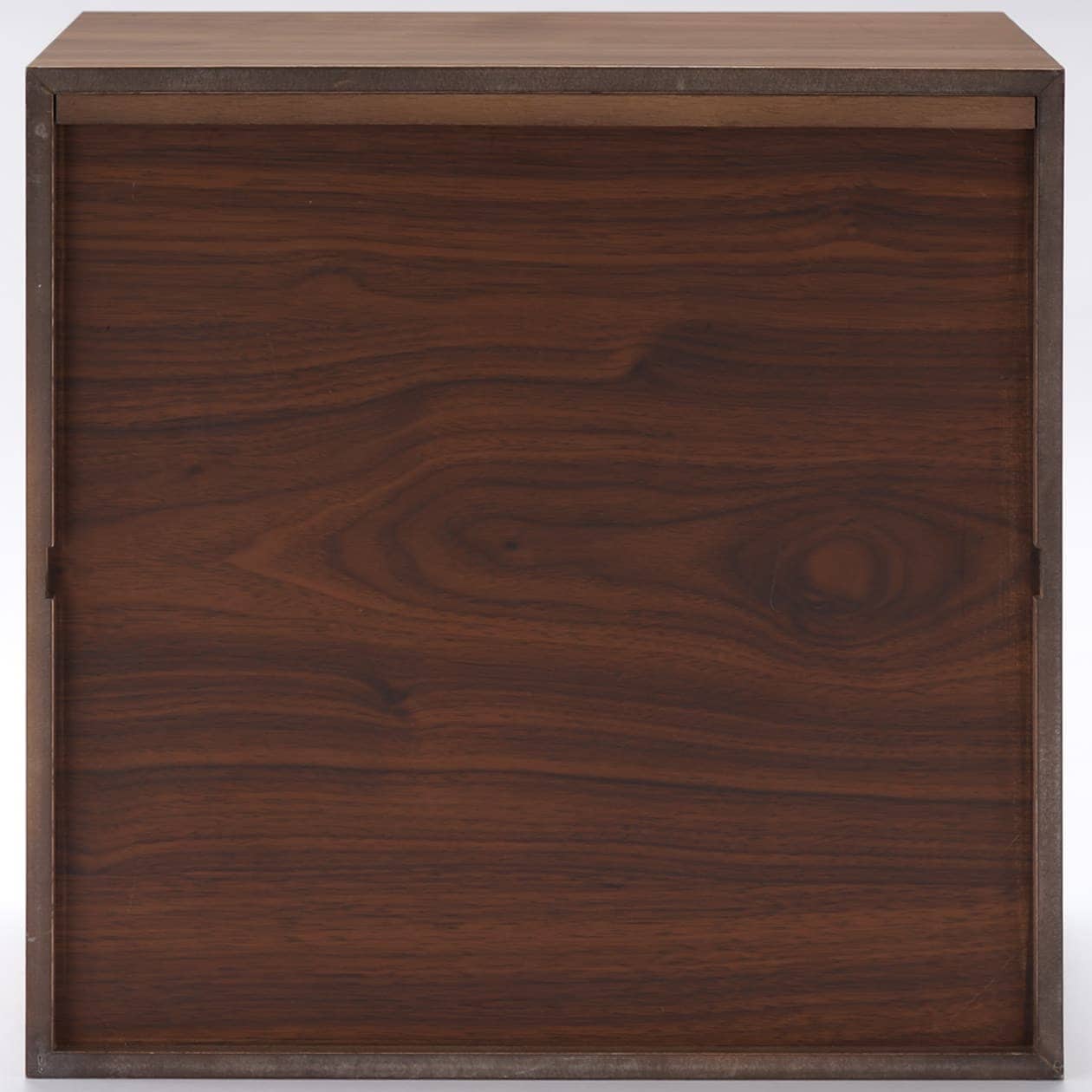 スタッキングチェスト・引出し・２段／ウォールナット材突板