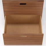 スタッキングチェスト・引出し・２段／ウォールナット材突板