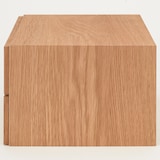 スタッキングチェスト・ハーフ・引出し・２段／オーク材突板