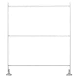 【２点セット】スチールユニットシェルフ　追加用帆立　ミニ　ライトグレー