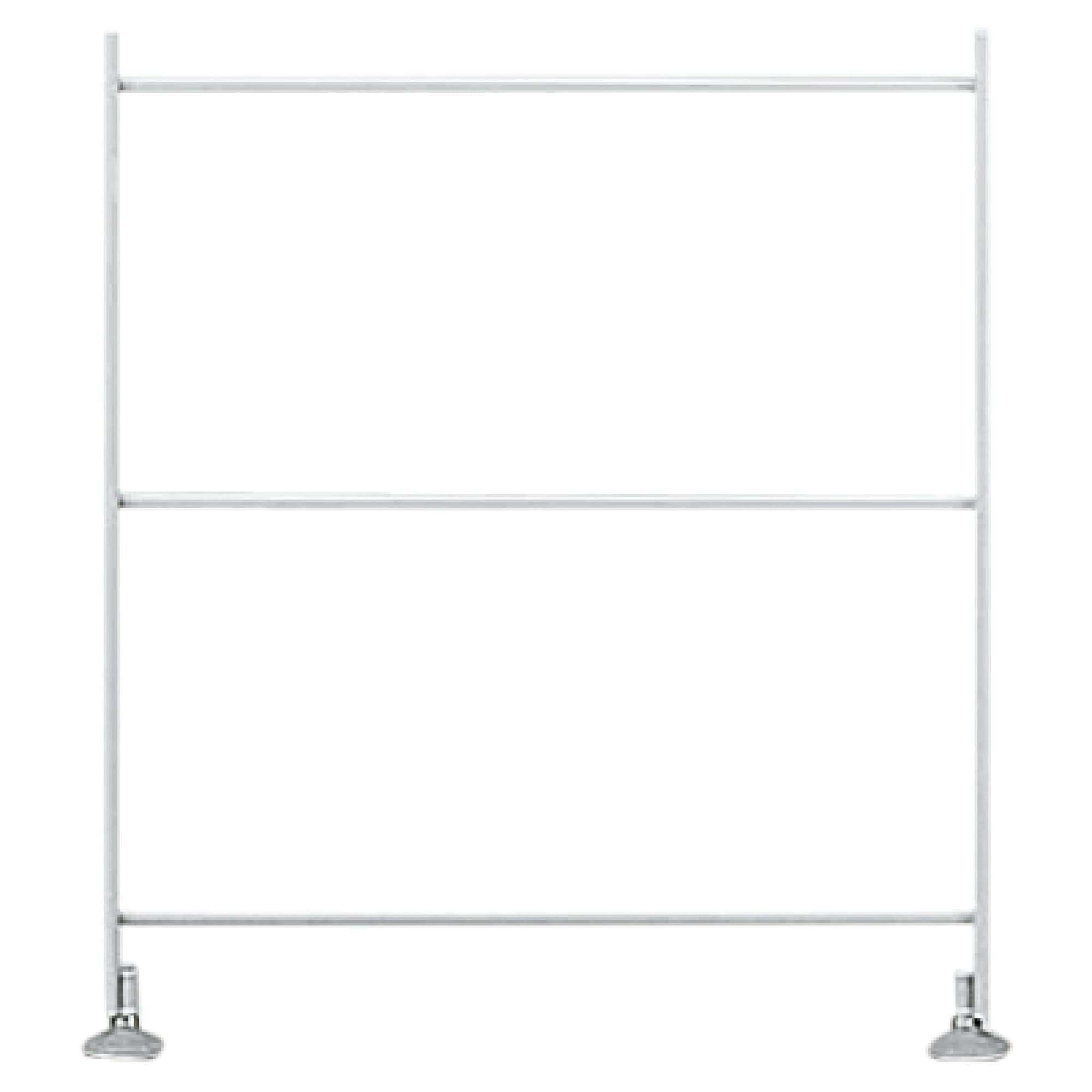 【２点セット】スチールユニットシェルフ　追加用帆立　ミニ　ライトグレー