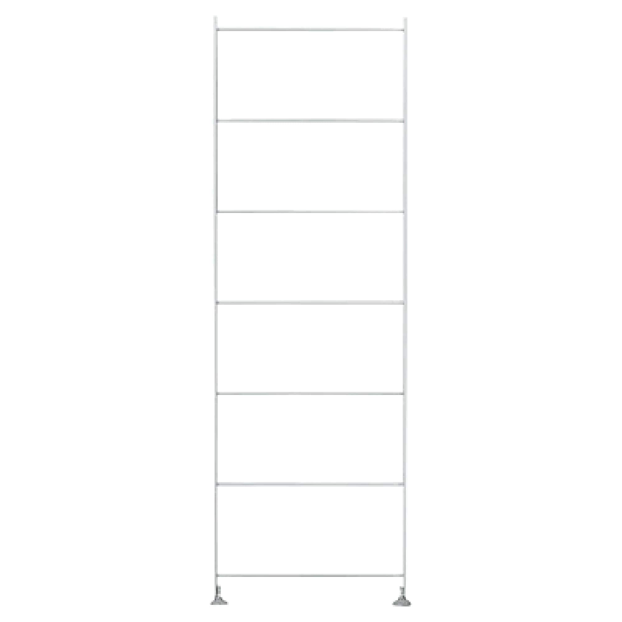 【２点セット】スチールユニットシェルフ　追加用帆立　中　ライトグレー