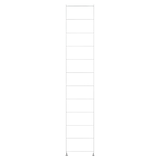 【２点セット】スチールユニットシェルフ　追加用帆立　特大　ライトグレー