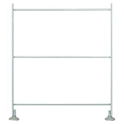 【２点セット】スチールユニットシェルフ　追加用帆立　ミニ　グレー