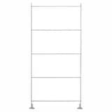 【２点セット】スチールユニットシェルフ　追加用帆立　小　グレー