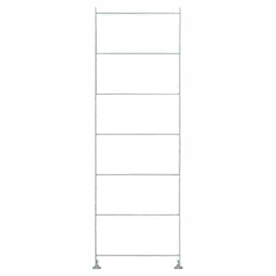 【２点セット】スチールユニットシェルフ　追加用帆立　中　グレー