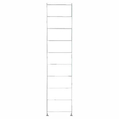 【２点セット】スチールユニットシェルフ　追加用帆立　大　グレー