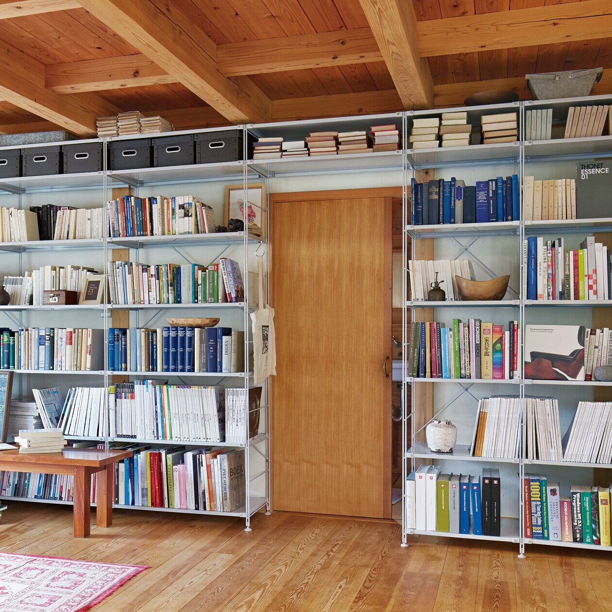 2点セット】スチールユニットシェルフ 追加用帆立 特大 グレー | 無印良品