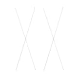 【２点セット】スチールユニットシェルフ用クロスバー　特大　ライトグレー