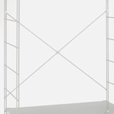 【２点セット】スチールユニットシェルフ用クロスバー　特大　グレー