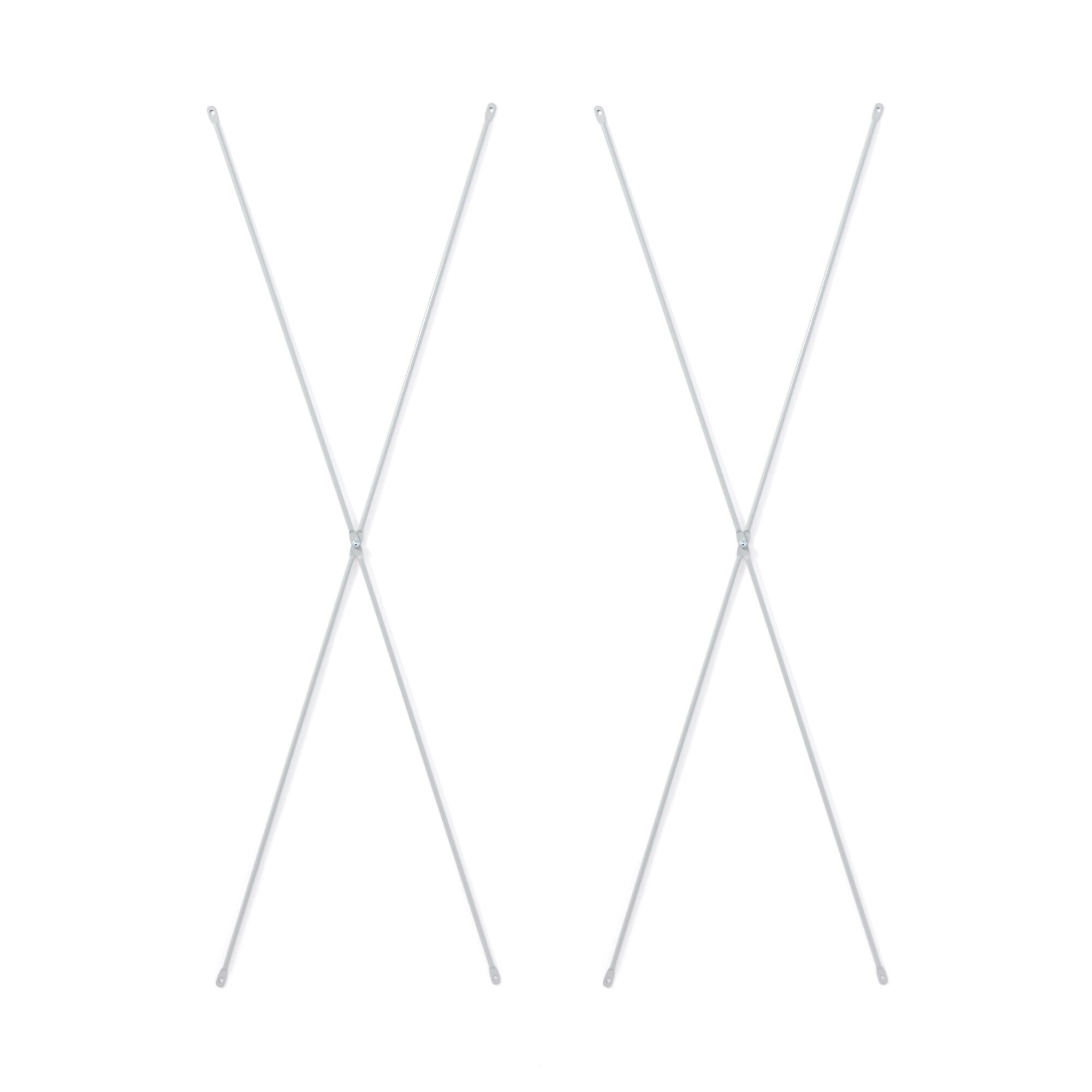 【２点セット】スチールユニットシェルフ用クロスバー　特大　グレー