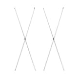 【２点セット】ステンレスユニットシェルフ　ステンレスクロスバー　大