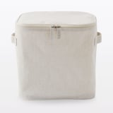 ポリエステル麻　ソフトボックス　長方形　中　フタ式　ハーフ