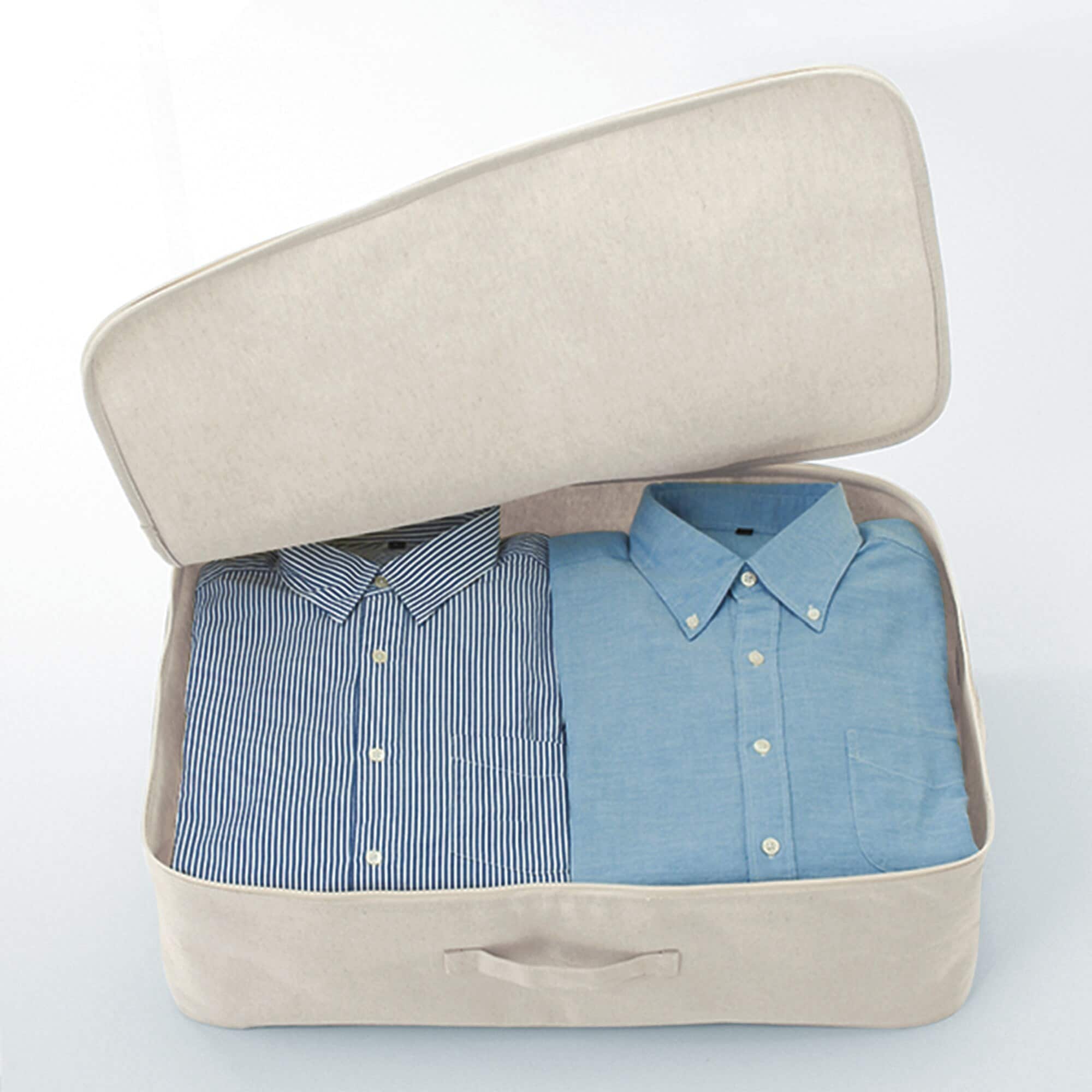 ポリエステル麻　ソフトボックス　衣装ケース