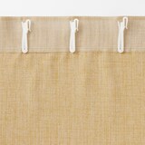 ポリエステルマット織ノンプリーツカーテン／マスタード