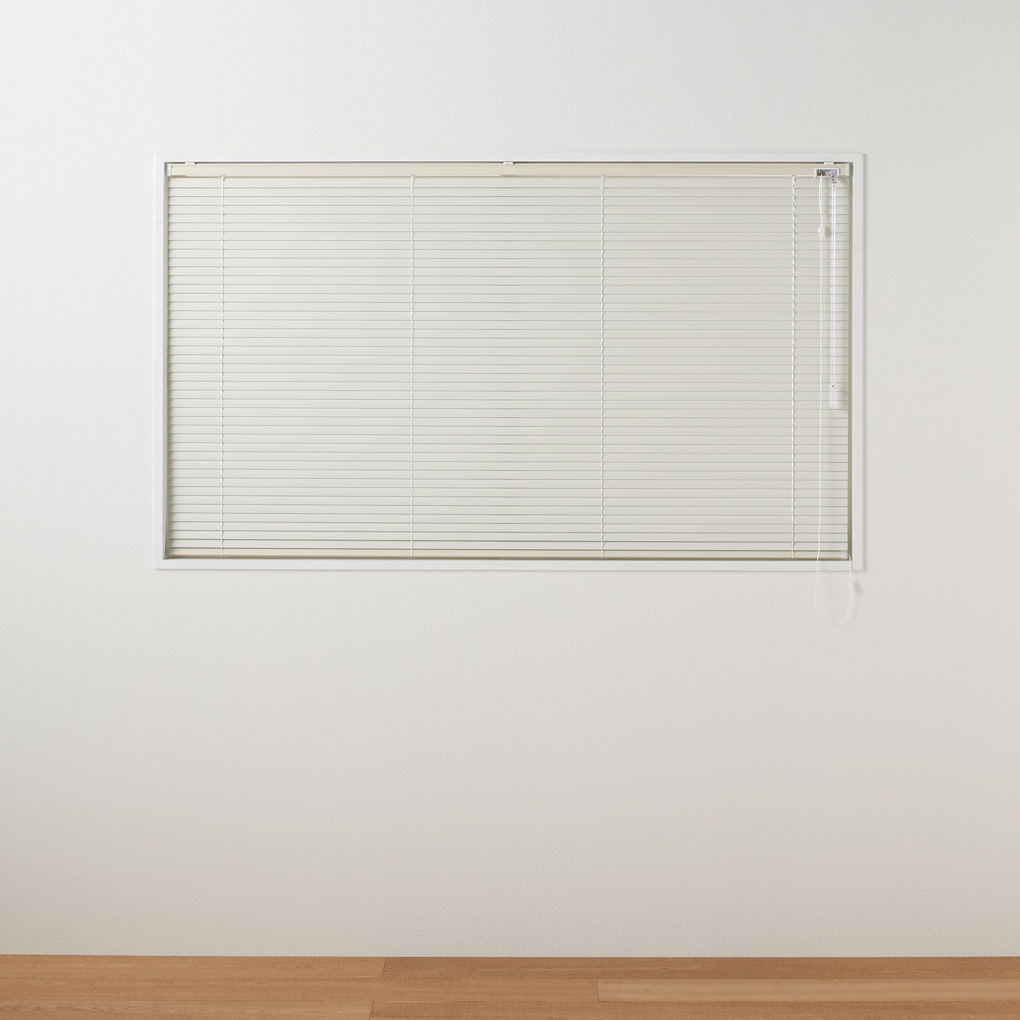 アルミブラインド・テンションタイプ／アイボリー | 無印良品