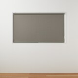 防炎・遮光性　ポリエステルバスケット織りロールスクリーン・チェーンタイプ／オフ白