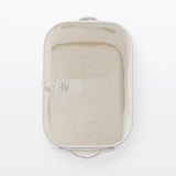 ポリエステル麻　ソフトボックス　長方形　中　ハーフ