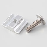 【２点セット】ステンレスユニットシェルフ用クロスバー中セット