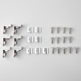 【２点セット】ステンレスユニットシェルフ用クロスバー中セット