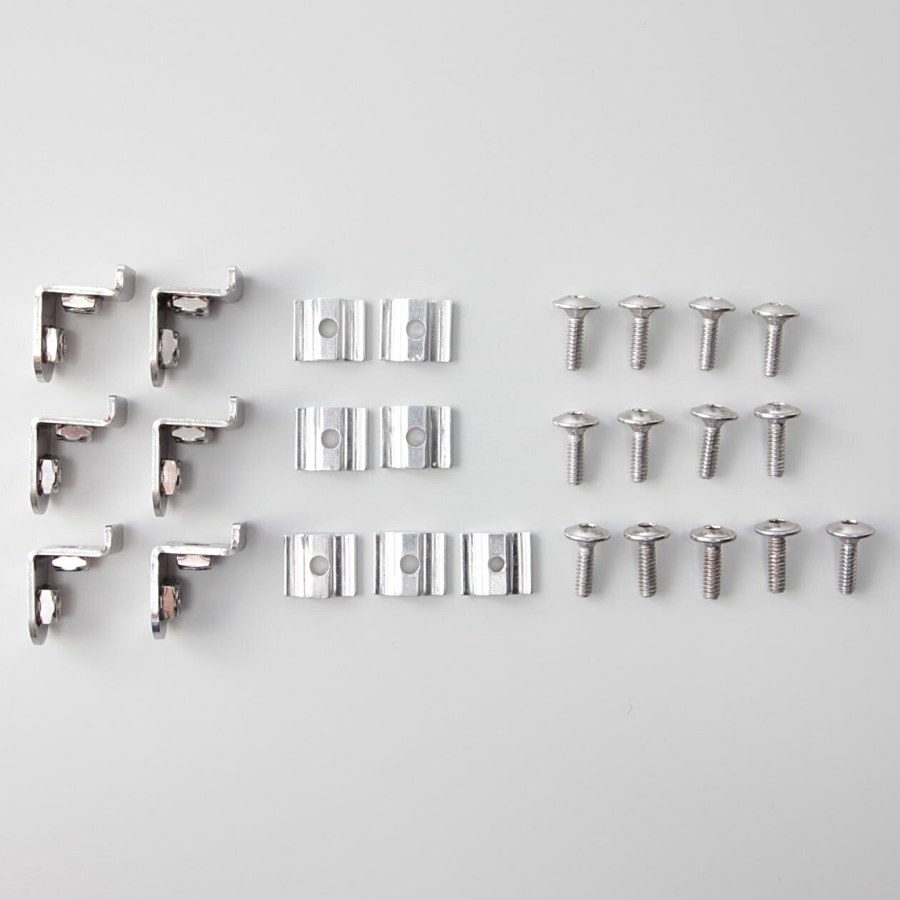 【２点セット】ステンレスユニットシェルフ用クロスバー中セット