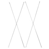 【２点セット】ステンレスユニットシェルフ用クロスバー中セット