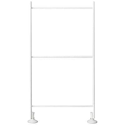 【２点セット】スチールユニットシェルフ奥行２５ｃｍ追加用帆立ミニライトグレー