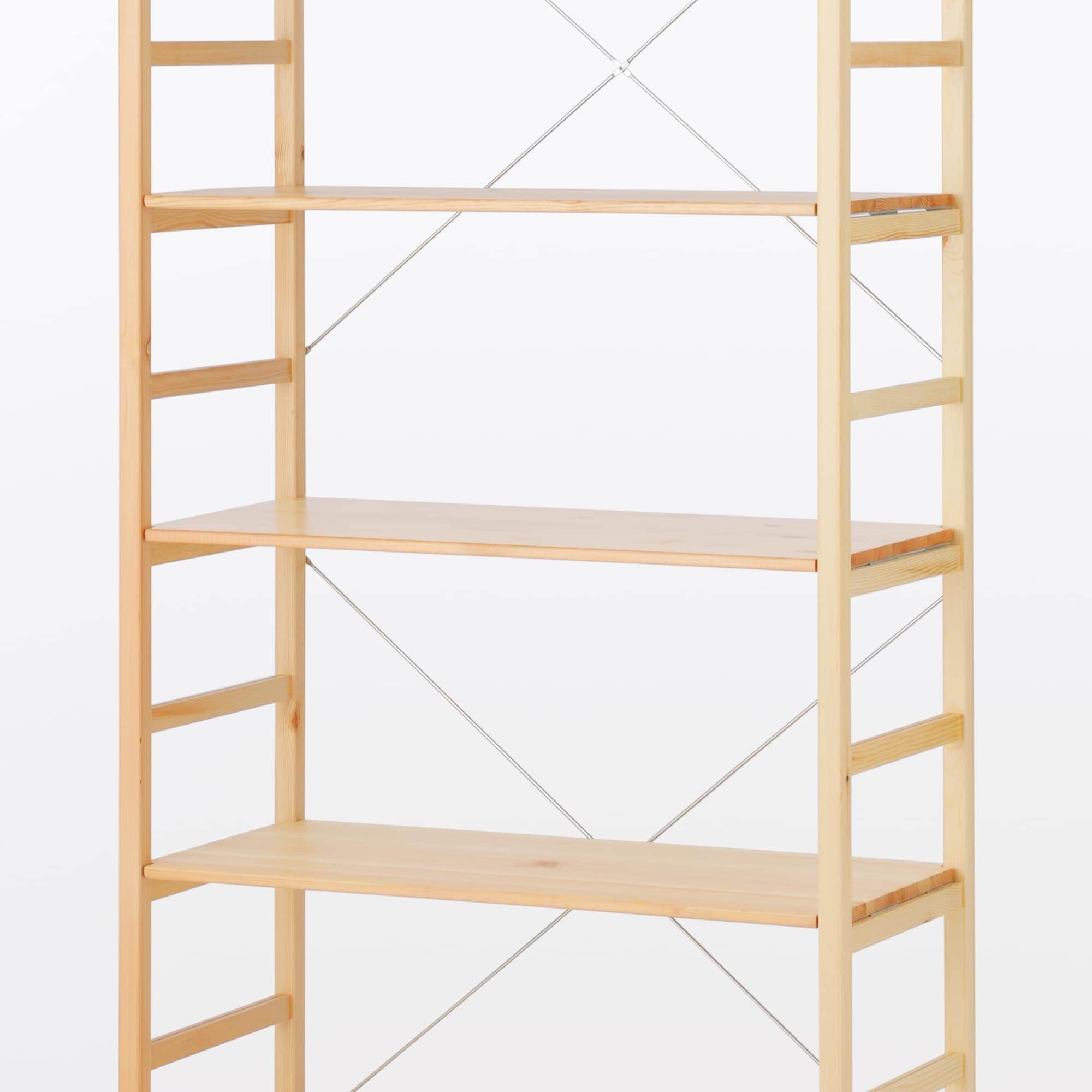 【２点セット】パイン材ユニットシェルフ棚板８６ｃｍ幅用