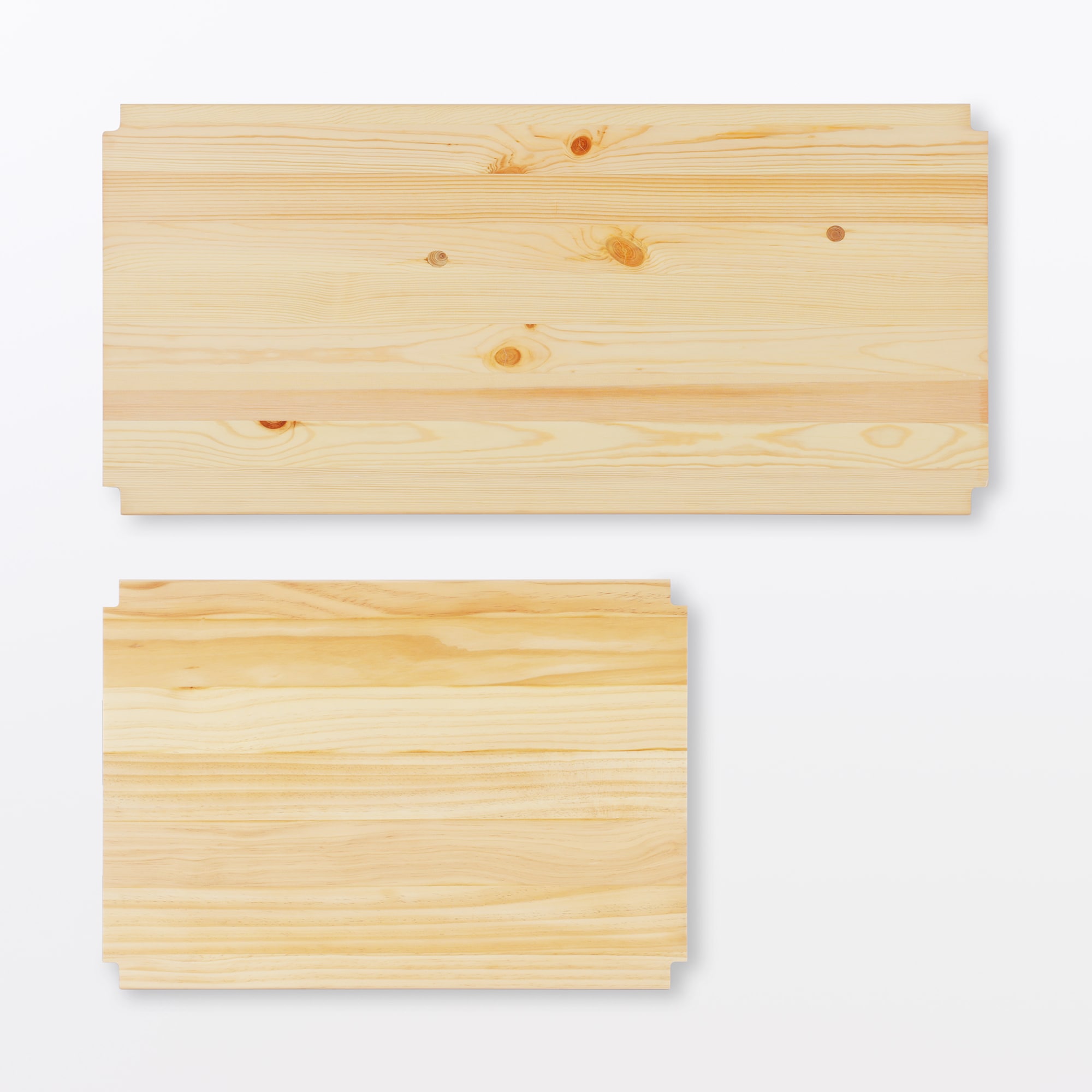 【無印良品】【パイン材ユニットシェルフ】【８６ｃｍ幅】【2セット＋棚板1枚】 2点セット】パイン材ユニットシェルフ棚板86cm幅用 | 無印良品